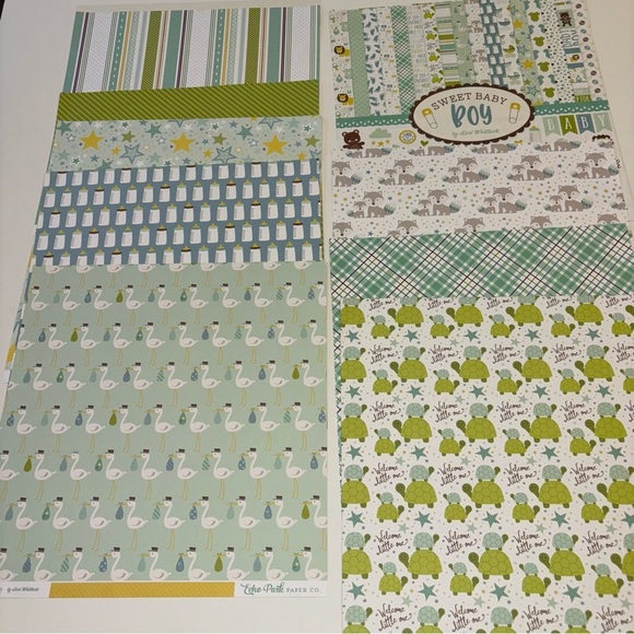 Echo Park Paper Bundle of Joy Boy Element, Made in USA Sticker, Blue - Picture 2 of 2